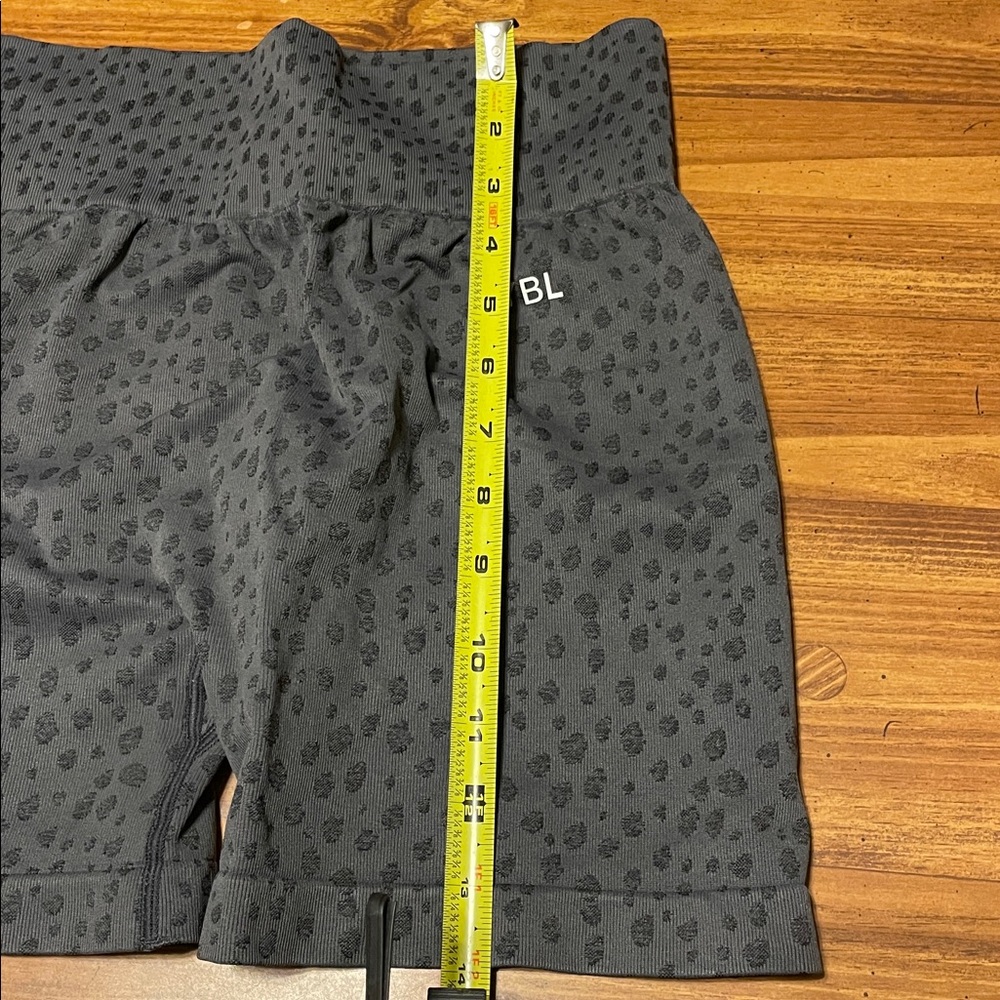 AYBL Charcoal Leopard Pattern Shorts - image 4